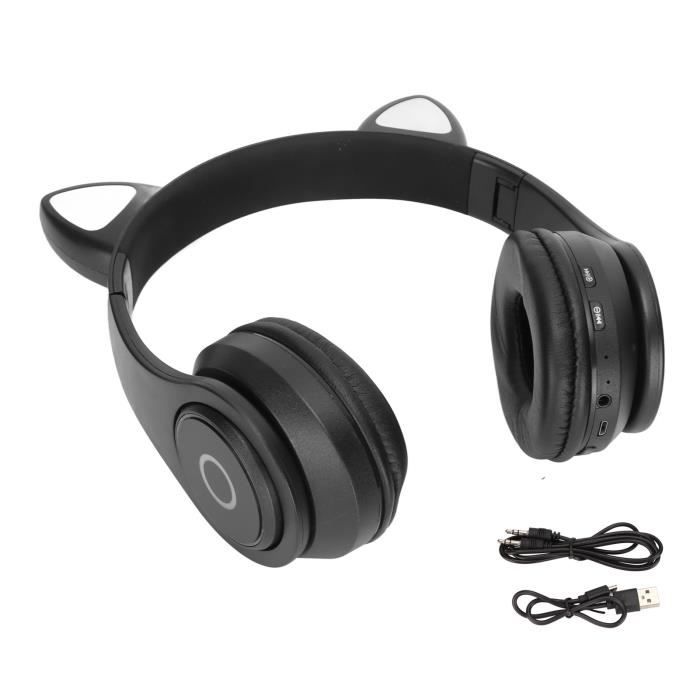 Casque Audio Bluetooth 5.0 Jaune B39 - Haut-parleurs 40 Mm - Réduction De Bruit - Pliable - Batterie Intégrée - 6