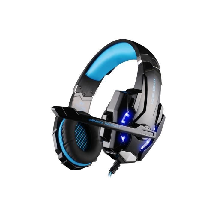 Mh222, Casques Gaming Rgb Over Ear Avec Microphone, Son Hifi