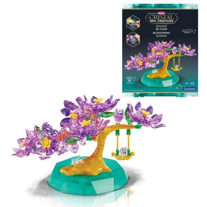 Jeux Créatifs LEXIBOOK Crystal Gem Bonsaï Florissant – Créez Des Bijoux Uniques