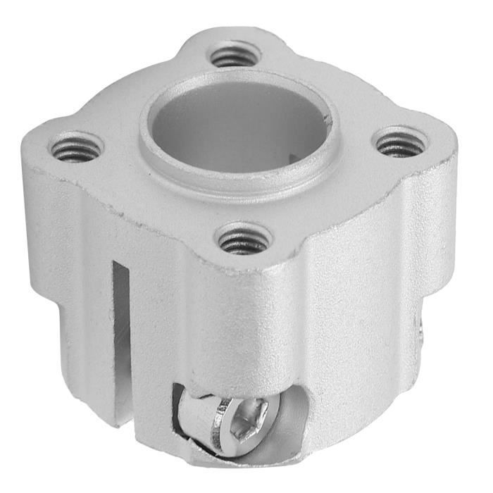 Collier Arbre 1.1 Pouce Alésage Double Division Aluminium Serrage - Argenté