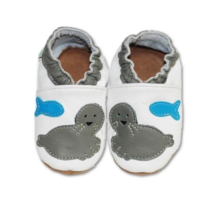 chausson cuir souple 8 ans