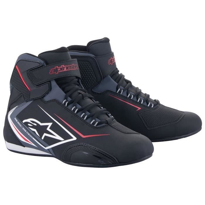 HTC Scarpe Stradali In Pelle - Modello Clack, Unisex, Colore Nero