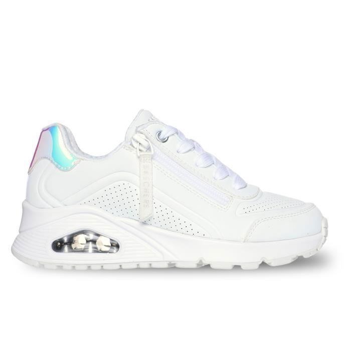 Skechers Chaussures pour Fille - SKECHERS - Uno Gen1 - Blanc - Cuir - Lacets