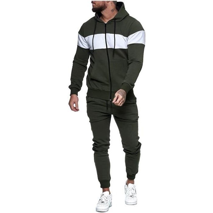 Project X Paris Homme Ensemble De Jogging Homme 2 Pièces Survêtement Pour Hommes Veste Sweat Syna World