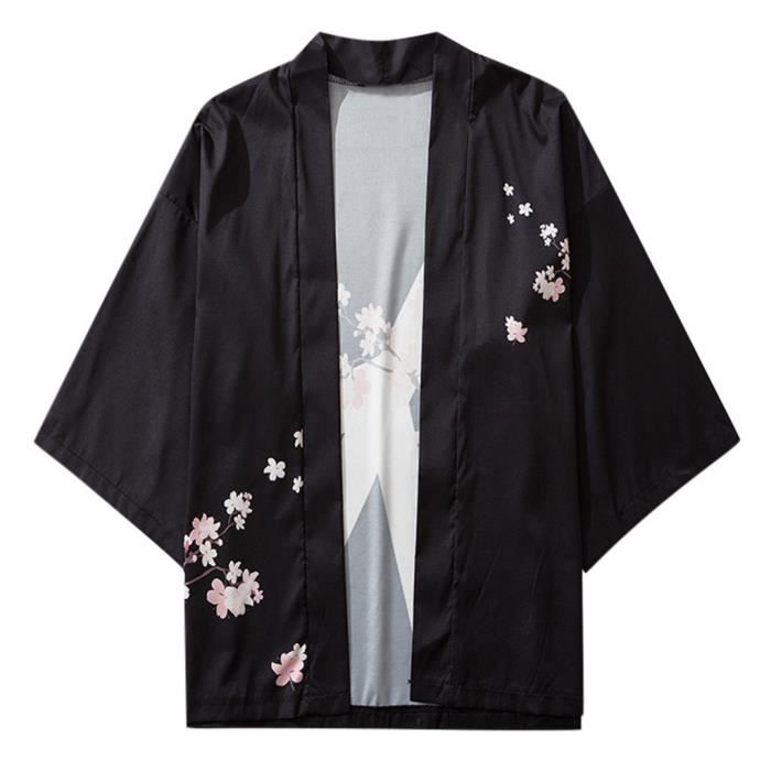 Haori - Veste Kimono homme Grande Vague de Kanagawa Haori - Veste Kimono homme Grande Vague de Kanagawa