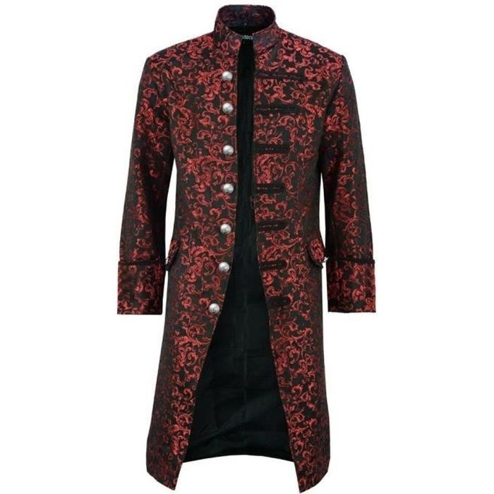 Manteau Steampunk Redingote Enfant/Adolescent – Style Gothique Vampire Victorien Queue-de-Pie Pour Cosplay & Fêtes