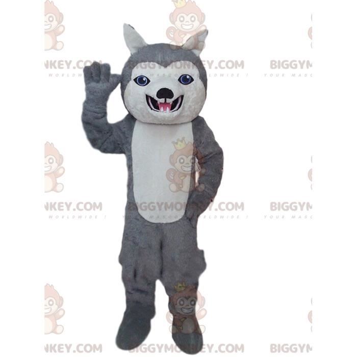 Costume Mascotte Cane Husky/Volpe In Pelliccia Lunga - Abito Cosplay Personalizzato