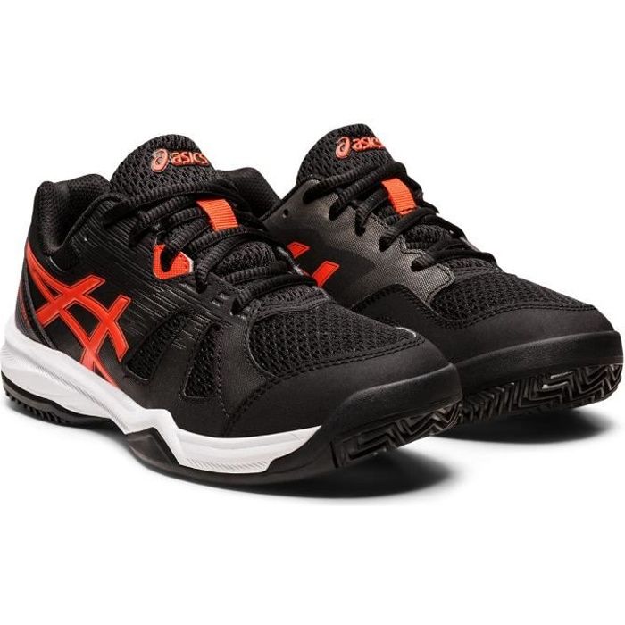 chaussures de tennis & padel, asics, asics gel-padel pro 5 gs - black/tomato, fille