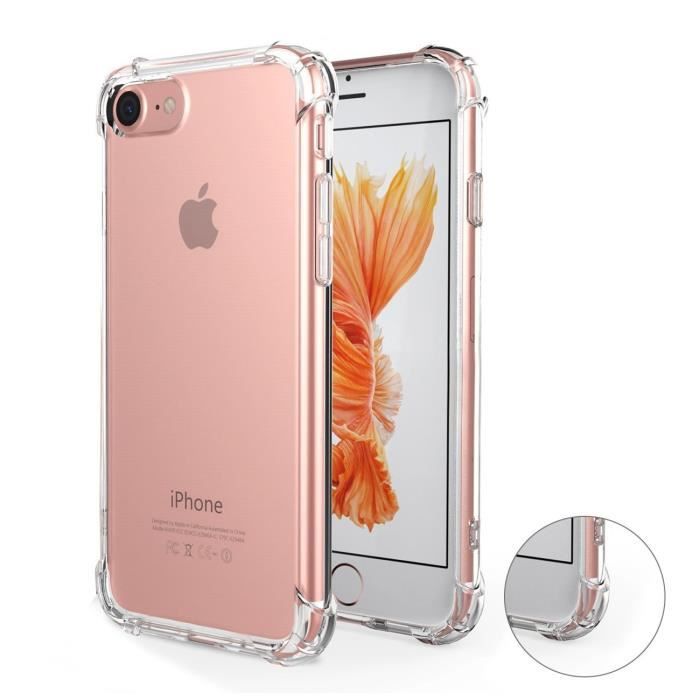 coque iphone 7 transparente qui ne jaunit pas