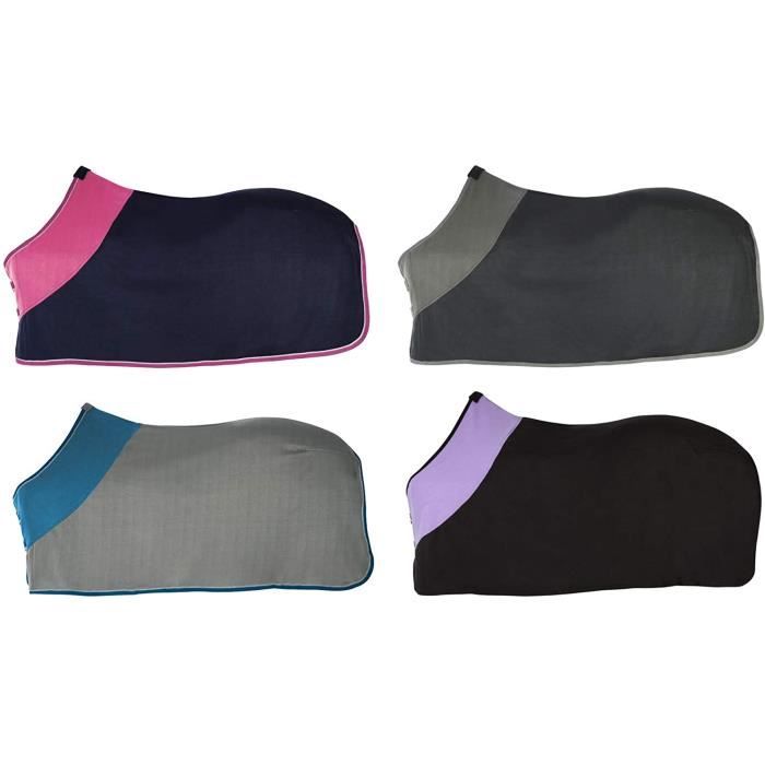 Meilleurs prix pour PFIFF 100983 Couverture Polaire pour Cheval Noir/Violet 155 cm - 100983-152-155