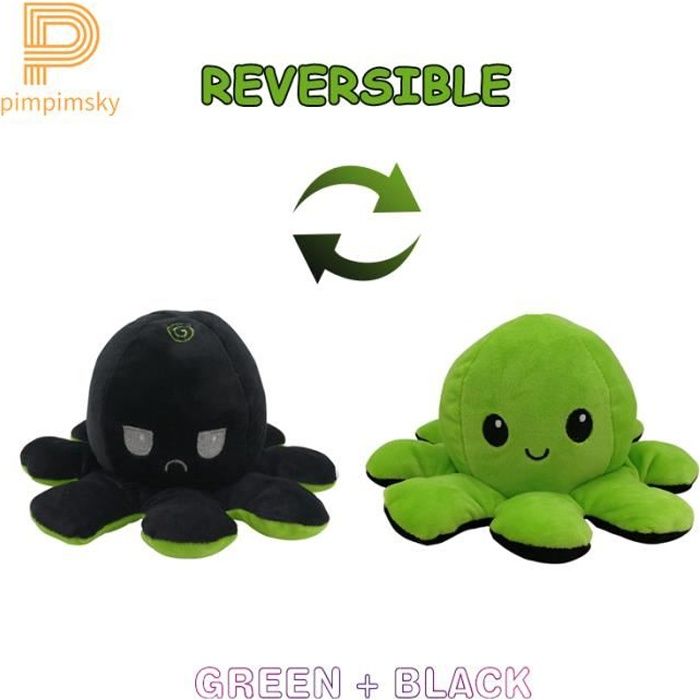 Abogadobahia Com Ar Peluche Pieuvre Reversible Doudou Enfant Garcon Fille Neuf Cadeau Gift Humeur Fr Autres Peluches Doudous