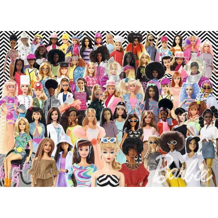 Puzzle 1000 pièces Barbie (Challenge Puzzle) - Adultes et enfants dès 14 ans - 17159 - Ravensburger