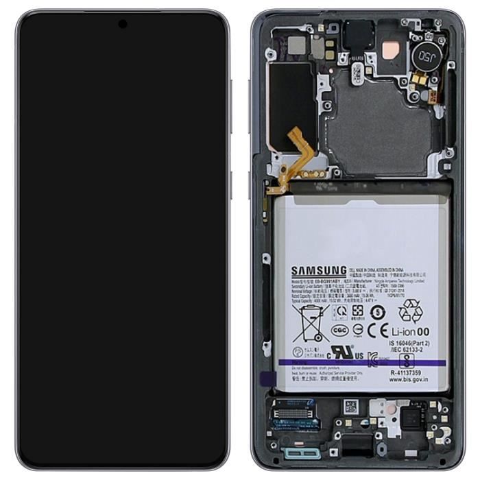 Écran LCD - Samsung - Galaxy S21 - Original - Vitre Tactile - Gris