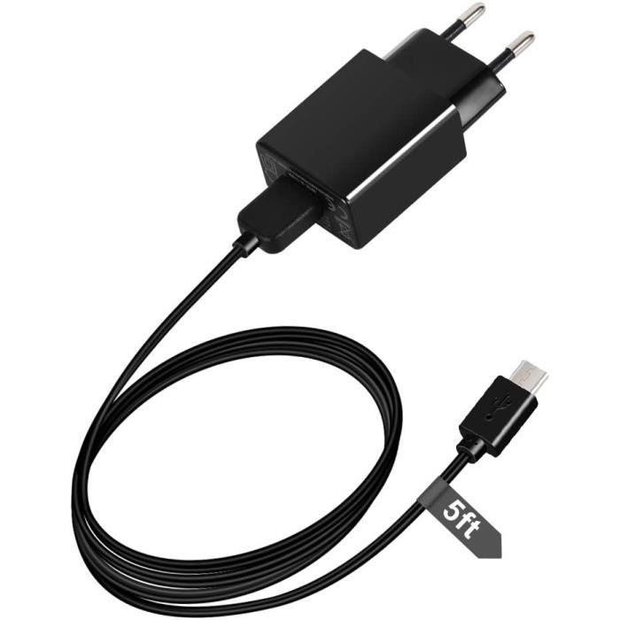 Chargeur Mural Micro Usb 5V1A-1000Ma, Câble De Chargeur Android ...