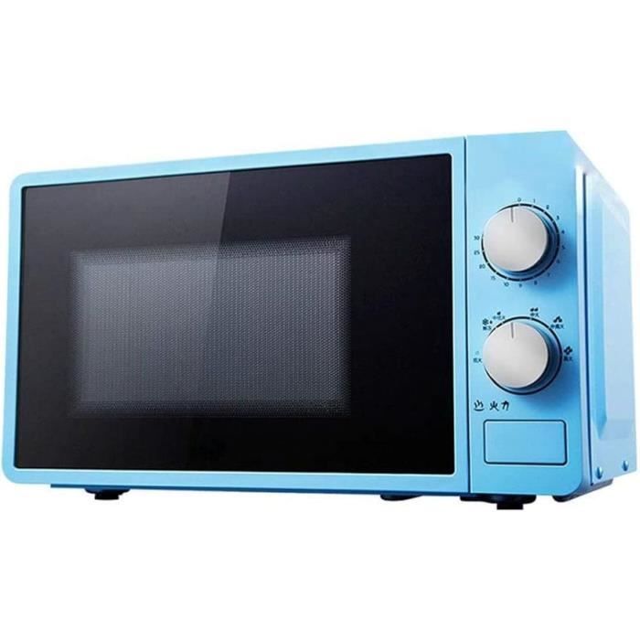 Four Micro-ondes Daya 20 Litres Avec Grill - 9 Programmes, Décongélation, Plateau Tournant 25,5 Cm, Commande Mécanique
