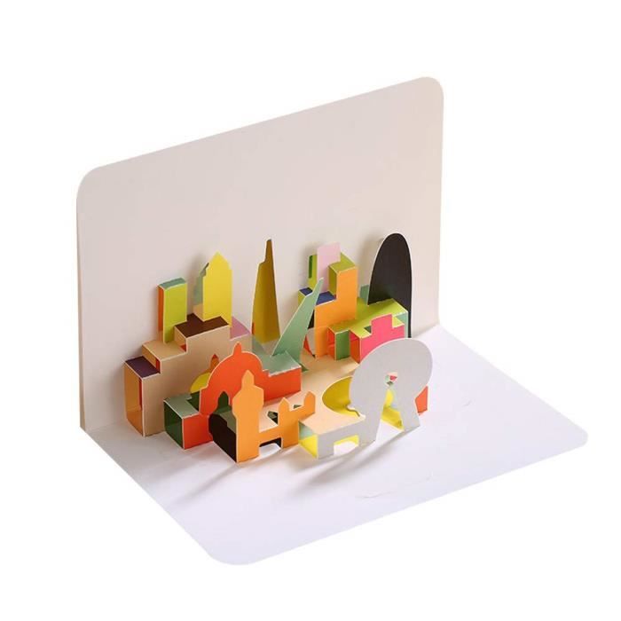 1pcs Cartes De Voeux Merci Carte D Anniversaire 3d Cartes Postales Multi Modele Cartes De Noel Carte D Invitat Cdiscount Beaux Arts Et Loisirs Creatifs