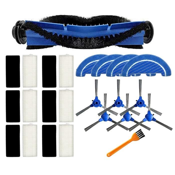 8pcs -Kit de brosse latérale avec filtre Hepa pour aspirateur iRobot