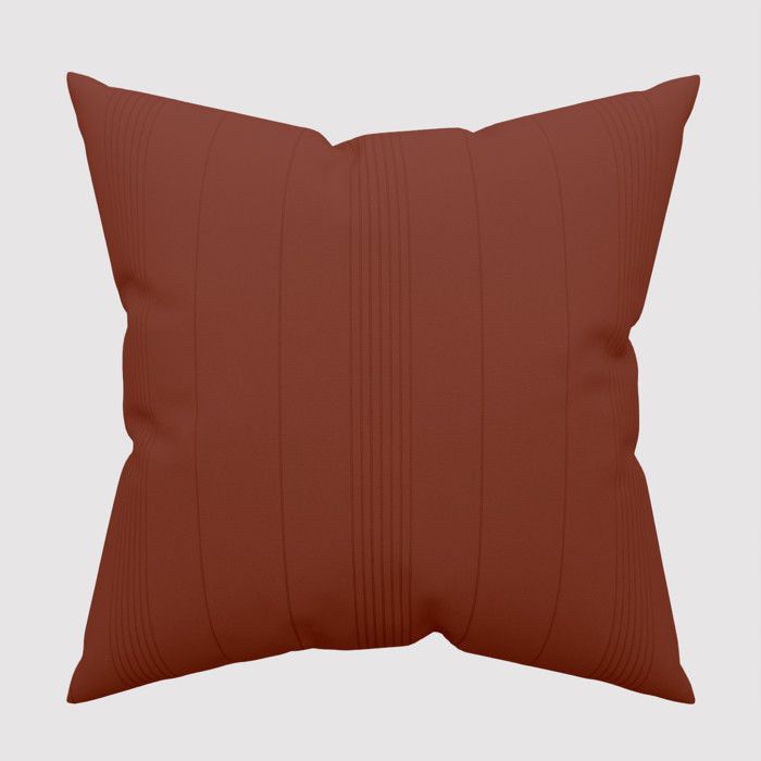 Housse de coussin 60x60 cm ADELE brique par Soleil dOcre Housse de coussin 60x60 cm ADELE brique par Soleil dOcre
