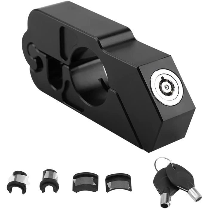 Antivol Scooter VTT Diamètre 38mm Antivol De Guidon Pour Moto & Scooter - Alliage Aluminium, Inviolable, Compatible Jusqu'à 38 Mm Antivol Moto Homologué Sra