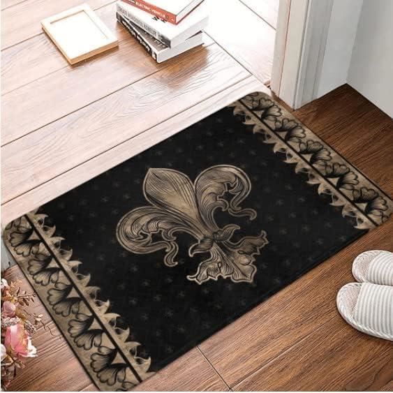 Paillasson Printemps Hello Sunshine - Motif Fleurs Et Vélo 40x60cm - Tapis Entrée Anti-Dérapant (Intérieur/Extérieur)