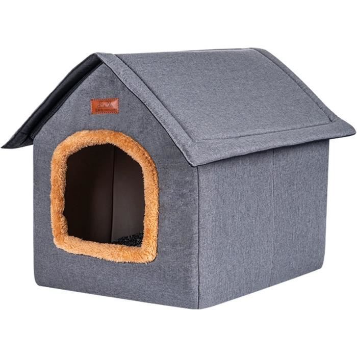 Comparer les prix de Maison pour Chat, Niche pour Chien Extérieur, Niches à Chat Extérieur Et Maisons pour Chats- Petits Chiens, Maison[S40]
