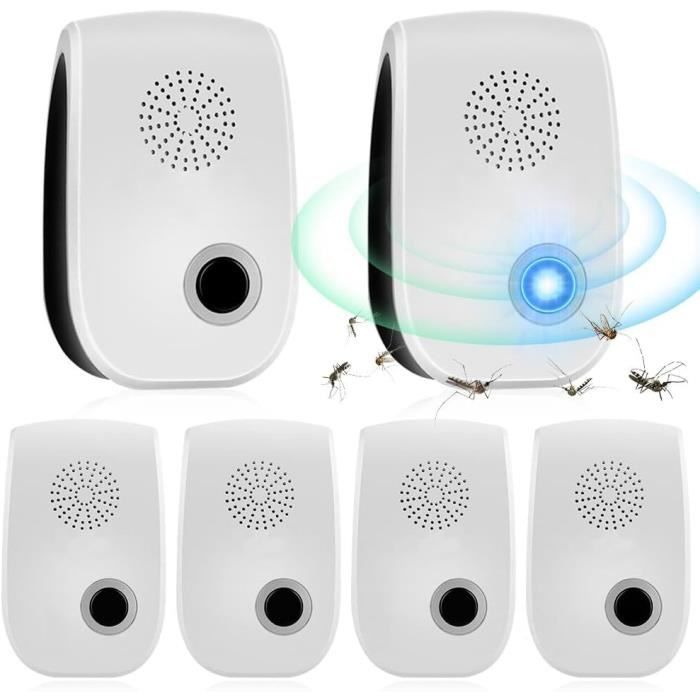 Répulsifs à Moustiques Ru00e9pulsif Ultrason Souris Et Rats (Lot De 2) - Protection 24/7 120mu00b2 Anti Moucherons Interieur