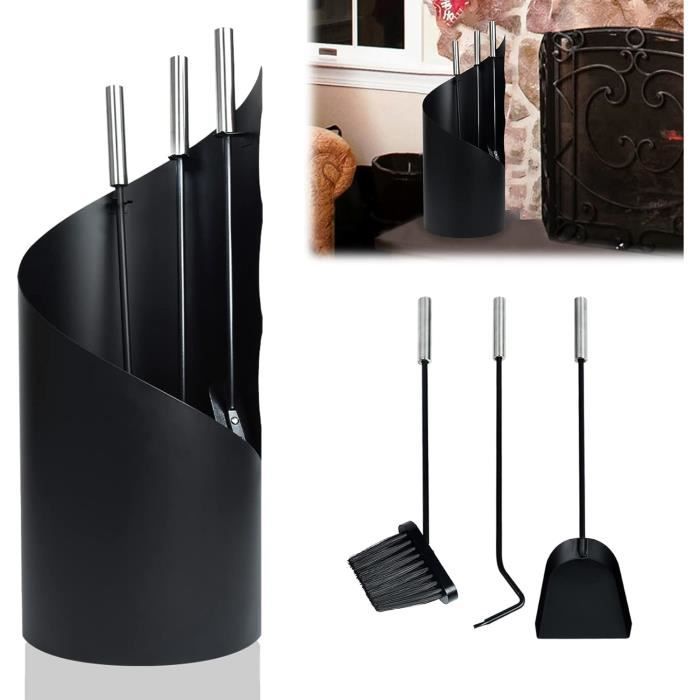 KOTARBAU Ensemble De Balai De Cheminée En Acier Inoxydable Toutes