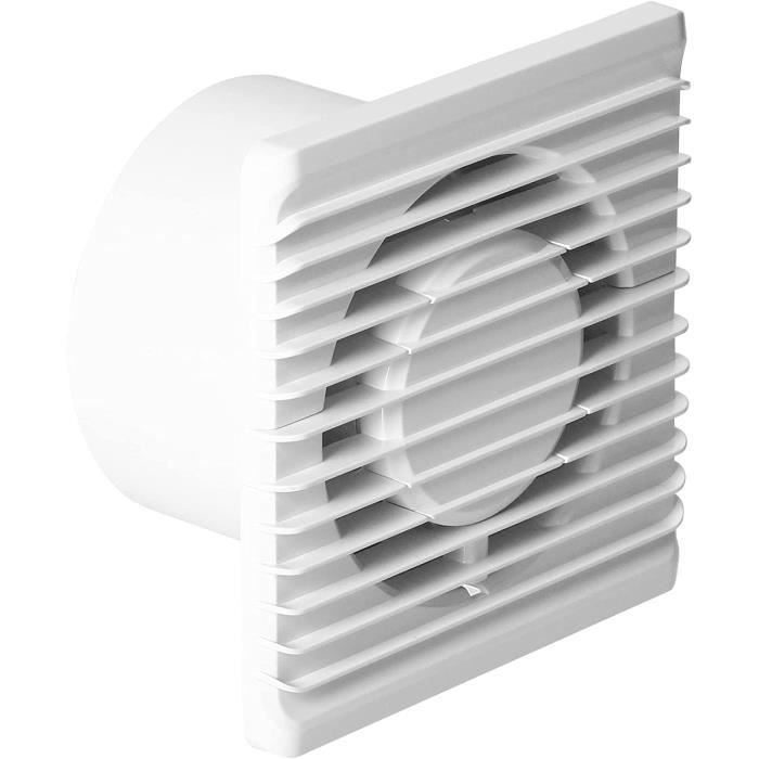 Ventilateur Extracteur d'air, économique 100mm, 12W/130m³, extracteur axial conduit en ligne