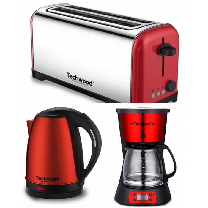 Techwood Pack Cafetière et Bouilloire Retro - vue 3