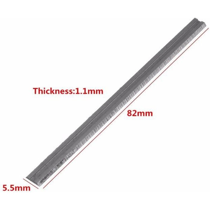 HSS Lames de rabotage en acier rapide pour Makita Skil Hitachi RYOBI 82 mm