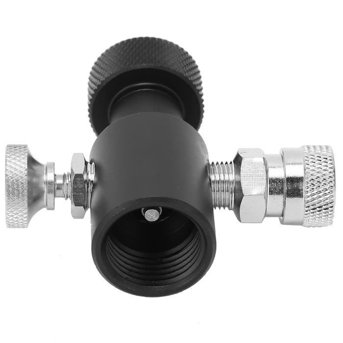 Adaptateur Recharge Bouteille Oxygène Plongée - Alliage Aluminium Portable Pour Scaphandre
