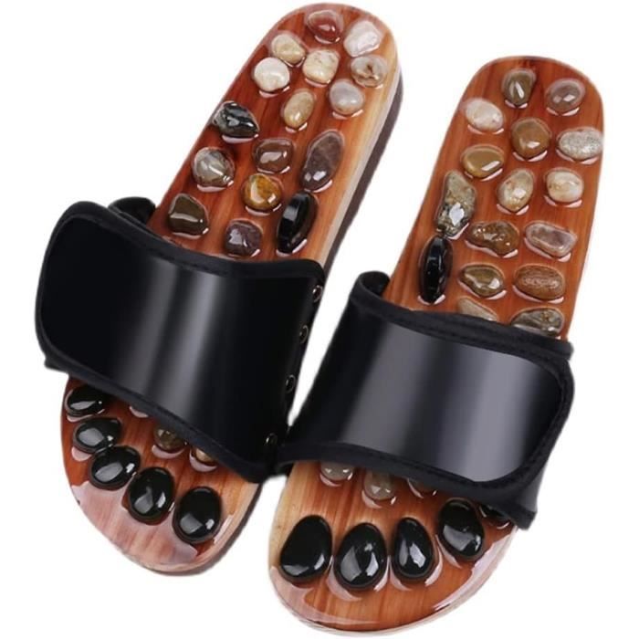 Sandales Femme été Confortables - Tongs à Semelle Compensée Légère, Design Boho Avec Strass, Massage De La Plante Des Pieds
