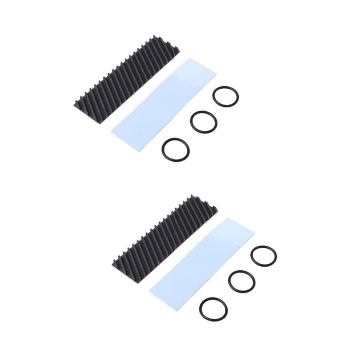 Lot De 10 Dissipateurs Thermiques Aluminium 25x25x5 Mm - Parfait Pour Refroidir Processeurs, IC, DEL Et Composants électroniques