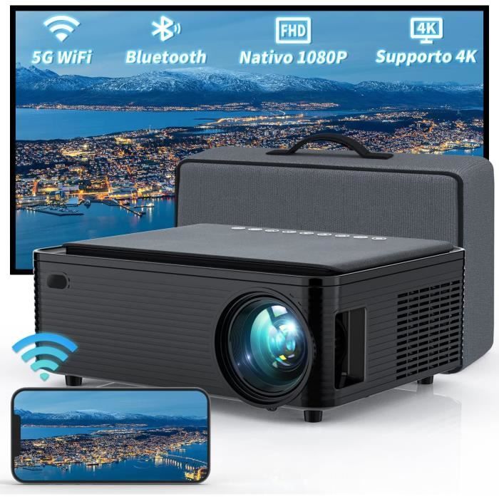 Vidéoprojecteur TOUMEI V5 DLP 8500 Lumens 4K WIFI 3D Android HD Home Cinéma  - Gris - Cdiscount TV Son Photo