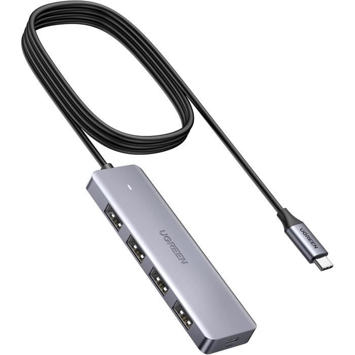 Usb Port Mac Hub Usb 3.0, Hub Usb Type-A-Type-C 2-En-1 Avec 4 Ports Usb 3.0 ...