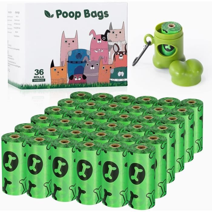 WinGluge 675 pièces Sac a Crottes Chien, Sacs à Caca Anti-fuite et Très