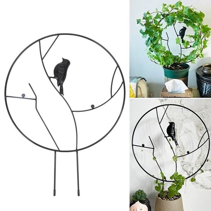 Lot De 6 Tuteurs à Attrape-soleil Pour Plantes – Piquet Métal 35 Cm Avec Cristaux Colorés