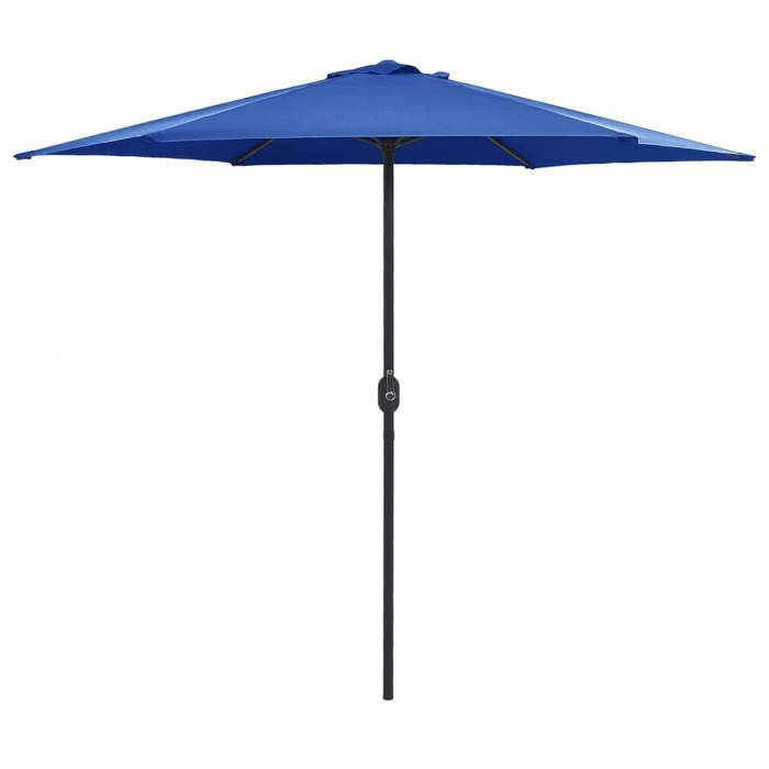 vidaXL Parasol de jardin 270x246 cm Azuré - vue 2