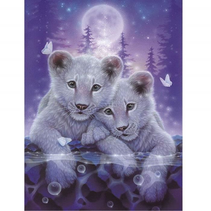 Diamond Painting Vaches - Kit Complet 30x40 Cm, Peinture Diamant 5D Adulte, DIY Déco Animaux, Loisir Créatif