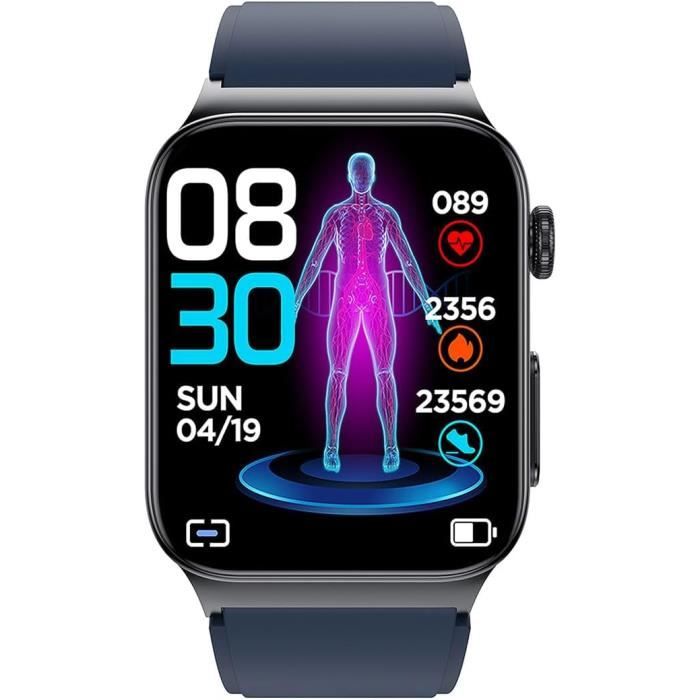 WATCHMARK Cardio One Smartwatch Bleu