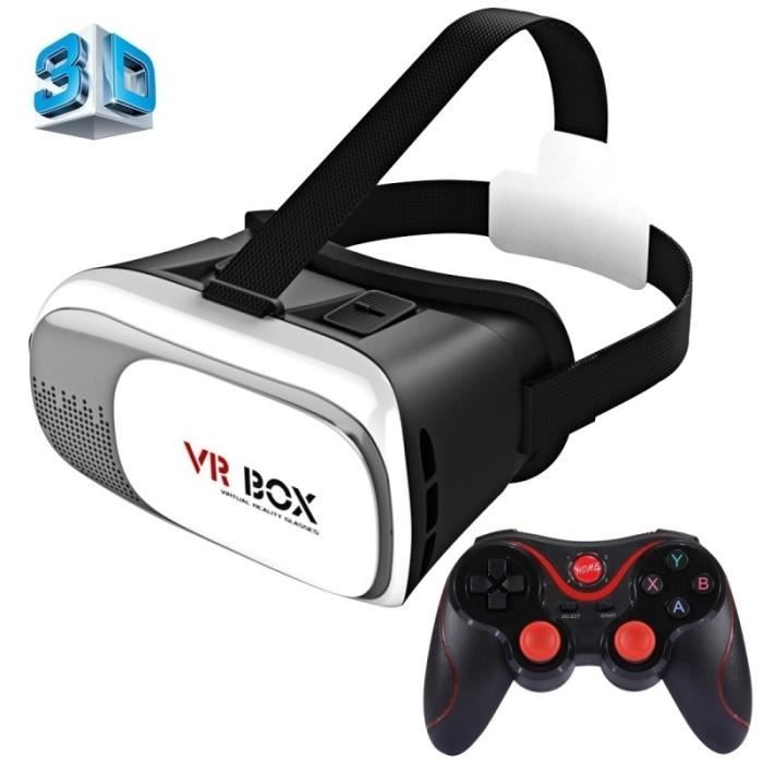 Lunettes 3D VR avec Casque De Contrôleur Gamer Type De Casque VR Lunettes  pour 4.5-6.7 Smart WiFi FPV Drone Enfants Jouet A316 - Cdiscount