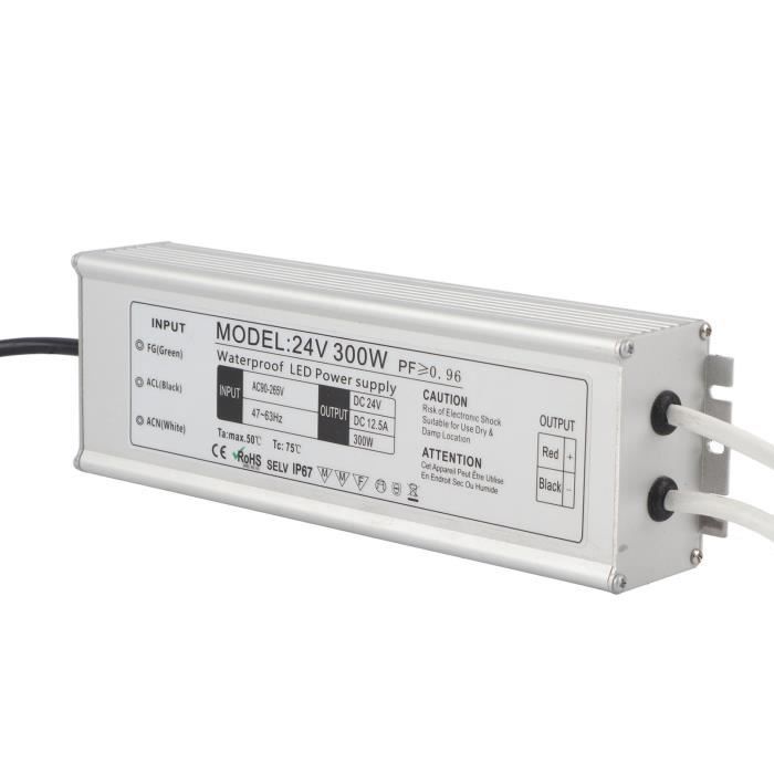 Alimentation LED NPF-40 Mean Well 40W – Tension Constante, IP67, Modèles 12V 15V 20V 24V 30V 36V 42V 48V 54V