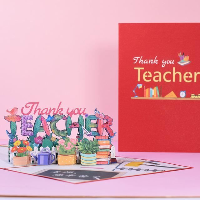 Carte De Vœux 3D Joyeux Thanksgiving - Décoration Citrouille Avec Enveloppe - Cadeau Personnalisé Fête - 9