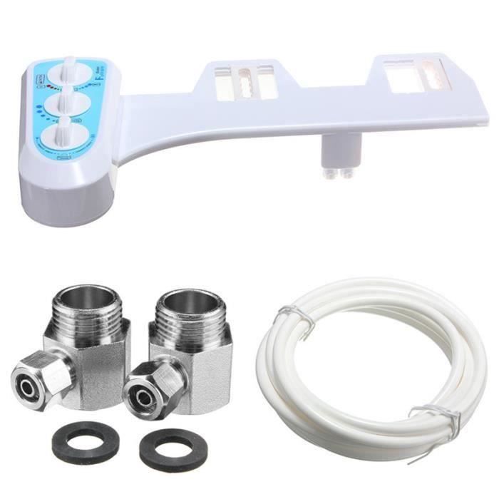 Bidétique (Bidet) Non électrique Pour Toilettes | Attachement Vaporisateur D'eau | Blanc | Neuf | Fabriqué Au Royaume-Uni