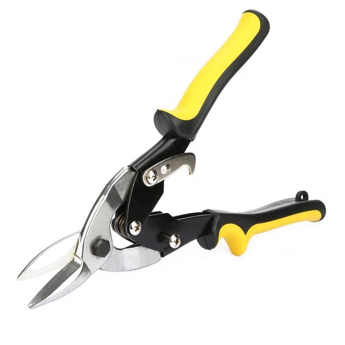Cisaille Aviation S&R 300 Mm Coupe Droite – Tôle, Inox, Placo – Extra Longue & Pro