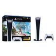 Console de salon - Sony - PlayStation 5 - 825 Go - Blanc - Edition Digital + Horizon Forbidden West-1