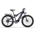 Vélo électrique Shengmilo MX03 - Bafang 1000w - Fat bike - Batterie Samsung 48V17.5AH - Portée 40-60km - bleu-1