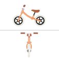 ECD Germany Vélo de Course pour Enfants à Partir de 2 Ans, jusqu'à 20 kg, Orange, Roues 11 pouces-1