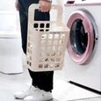 TD® panier a linge enfant pliable plastique bebe portable sac sale voyage machine a laver fille garcon original a suspendre grand-1