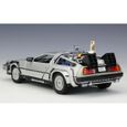 Miniature Voiture Métal DELOREAN 2 Retour vers le Futur II En Version Volante au 1-24 …